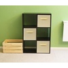 image:imageSimple Houseware 11Inch Foldable Cube Storage Bins Geometric Gray 6PackBeige