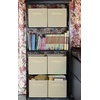 image:imageSimple Houseware 11Inch Foldable Cube Storage Bins Geometric Gray 6PackBeige