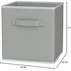 image:imageSimple Houseware 11Inch Foldable Cube Storage Bins Geometric Gray 6PackGray