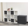 image:imageSimple Houseware 11Inch Foldable Cube Storage Bins Geometric Gray 6PackGrey  Geometric