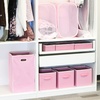 image:imageSimple Houseware 11Inch Foldable Cube Storage Bins Geometric Gray 6PackPink