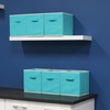 image:imageSimple Houseware 11Inch Foldable Cube Storage Bins Geometric Gray 6PackTurquoise