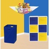 image:imageSimple Houseware 11Inch Foldable Cube Storage Bins Geometric Gray 6PackYellow