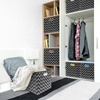 image:imageSimple Houseware 11Inch Foldable Cube Storage Bins with Handle Steel BlueBlack