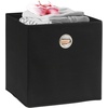 image:imageSimple Houseware 11Inch Foldable Cube Storage Bins with Handle Steel BlueBlack