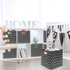 image:imageSimple Houseware 11Inch Foldable Cube Storage Bins with Handle Steel BlueBlack