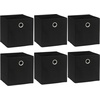 image:imageSimple Houseware 11Inch Foldable Cube Storage Bins with Handle Steel BlueBlack