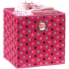 image:imageSimple Houseware 11Inch Foldable Cube Storage Bins with Handle Steel BluePink
