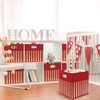 image:imageSimple Houseware 11Inch Foldable Cube Storage Bins with Handle Steel BlueRed