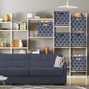 image:imageSimple Houseware 11Inch Foldable Cube Storage Bins with Handle Steel BlueSteel Blue