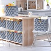 image:imageSimple Houseware 11Inch Foldable Cube Storage Bins with Handle Steel BlueSteel Blue