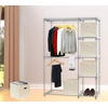 image:imageSimple Houseware 11Inch Foldable Cube Storage Bins with Handles GrayBeige