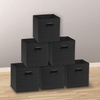 image:imageSimple Houseware 11Inch Foldable Cube Storage Bins with Handles GrayBlack