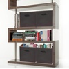 image:imageSimple Houseware 11Inch Foldable Cube Storage Bins with Handles GrayBrown