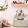 image:imageSimple Houseware 13 x 13 Large Fabric Storage Cubes 3 Pack BlueBeige