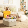 image:imageSimple Houseware 13 x 13 Large Fabric Storage Cubes 3 Pack BlueBeige