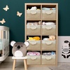 image:imageSimple Houseware 13 x 13 Large Fabric Storage Cubes 3 Pack BlueBeige