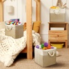 image:imageSimple Houseware 13 x 13 Large Fabric Storage Cubes 3 Pack BlueBeige