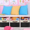 image:imageSimple Houseware 13 x 13 Large Fabric Storage Cubes 3 Pack BlueBlack