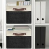 image:imageSimple Houseware 13 x 13 Large Fabric Storage Cubes 3 Pack BlueBlack