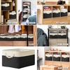 image:imageSimple Houseware 13 x 13 Large Fabric Storage Cubes 3 Pack BlueBlack