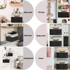 image:imageSimple Houseware 13 x 13 Large Fabric Storage Cubes 3 Pack BlueBlack
