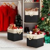 image:imageSimple Houseware 13 x 13 Large Fabric Storage Cubes 3 Pack BlueBlack