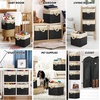 image:imageSimple Houseware 13 x 13 Large Fabric Storage Cubes 3 Pack BlueBlack