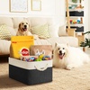 image:imageSimple Houseware 13 x 13 Large Fabric Storage Cubes 3 Pack BlueBlack