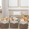 image:imageSimple Houseware 13 x 13 Large Fabric Storage Cubes 3 Pack BlueBrown