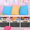 image:imageSimple Houseware 13 x 13 Large Fabric Storage Cubes 3 Pack BlueDark Gray
