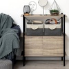 image:imageSimple Houseware 13 x 13 Large Fabric Storage Cubes 3 Pack BlueDark Gray