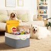image:imageSimple Houseware 13 x 13 Large Fabric Storage Cubes 3 Pack BlueGrey