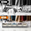 image:imageSimple Houseware 13 x 13 Large Fabric Storage Cubes 3 Pack BlueGrey