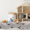 image:imageSimple Houseware 13 x 13 Large Fabric Storage Cubes 3 Pack BlueGrey