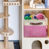 image:imageSimple Houseware 13 x 13 Large Fabric Storage Cubes 3 Pack BluePink