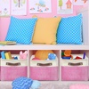 image:imageSimple Houseware 13 x 13 Large Fabric Storage Cubes 3 Pack BluePink