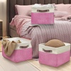 image:imageSimple Houseware 13 x 13 Large Fabric Storage Cubes 3 Pack BluePink