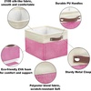 image:imageSimple Houseware 13 x 13 Large Fabric Storage Cubes 3 Pack BluePink