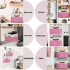 image:imageSimple Houseware 13 x 13 Large Fabric Storage Cubes 3 Pack BluePink
