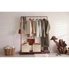 image:imageSimple Houseware 15 x 13 Foldable Fabric Storage Bin with Handles PinkBeige