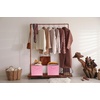 image:imageSimple Houseware 15 x 13 Foldable Fabric Storage Bin with Handles PinkPink