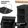 image:imageSimple Houseware 2 Pack 10 Shelves Hanging Shoe Organizer GrayBlack