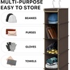 image:imageSimple Houseware 2 Pack 10 Shelves Hanging Shoe Organizer GrayBrown