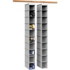 image:imageSimple Houseware 2 Pack 10 Shelves Hanging Shoe Organizer GrayGrey