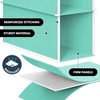 image:imageSimple Houseware 2 Pack 10 Shelves Hanging Shoe Organizer GrayTurquoise
