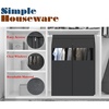 image:imageSimple Houseware 30W x 54H Garment Cover with Bottom Seal amp Clear Window54 x 30