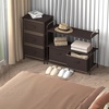 image:imageSimple Houseware 3Tier Closet Storage with 2 Drawers GreyBrown