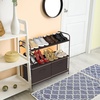 image:imageSimple Houseware 3Tier Closet Storage with 2 Drawers GreyBrown