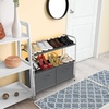 image:imageSimple Houseware 3Tier Closet Storage with 2 Drawers GreyDark Grey